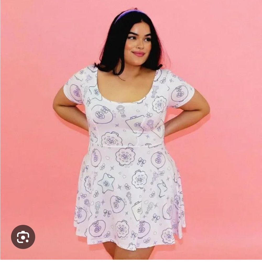 BNWT Cakeworthy Polly Pocket Scoop Neck Knit Dress - Picture 3 of 12